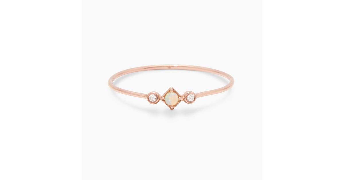 Gorjana Opal and Diamond Trio Ring | The Best Gorjana Fine Jewellery