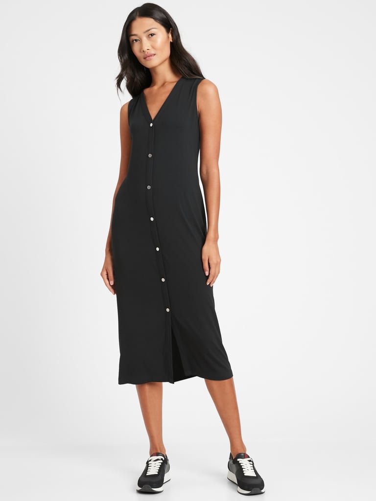 Banana Republic Knit Button-Down Dress