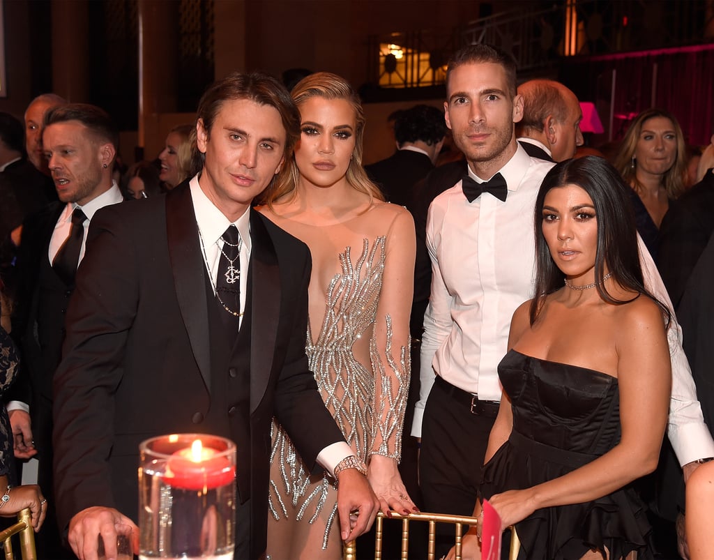 Khloe and Kourtney Kardashian at the Angel Ball in NYC 2016
