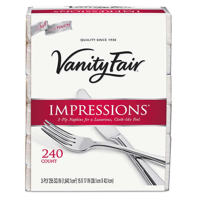 Vanity Fair Impressions Dinner Napkins