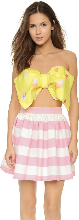 Re:named Ice Cream Bow Crop Top ($51)