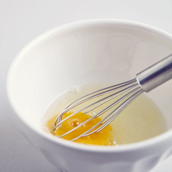 Turn an egg wash into scrambled eggs.