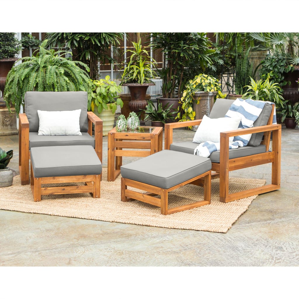 Hudson Acacia Patio Set of 5