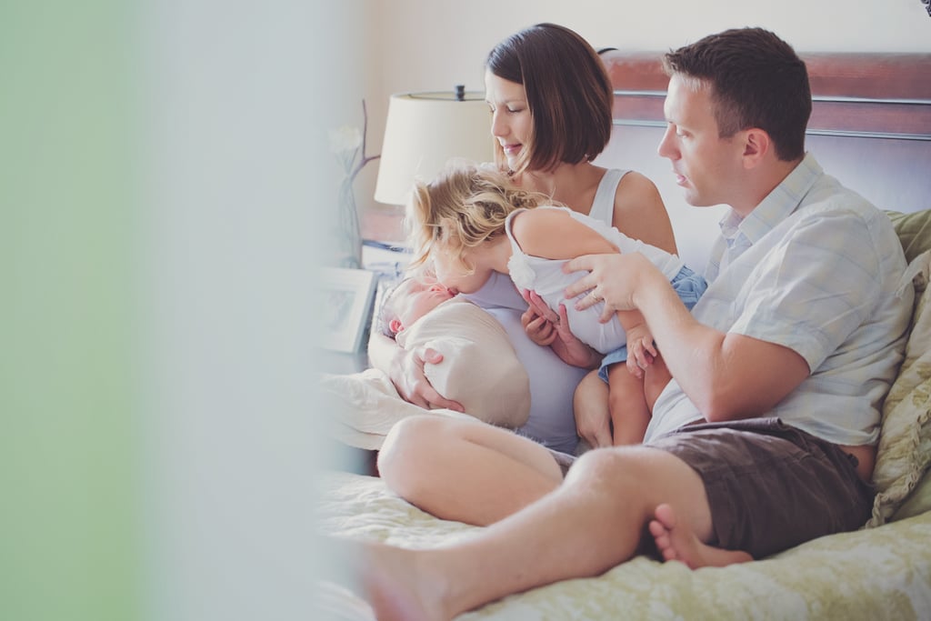 Newborn With Inoperable Tumor in Family Photos