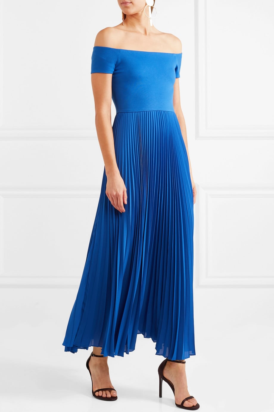 alice and olivia royal blue dress