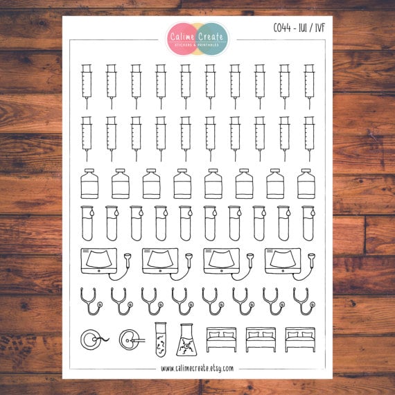 Fertility Calendar Stickers