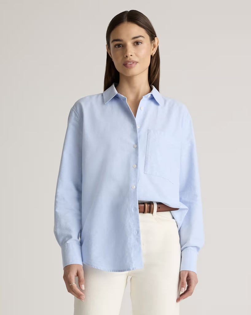 Quince Organic Cotton Relaxed Oxford Shirt