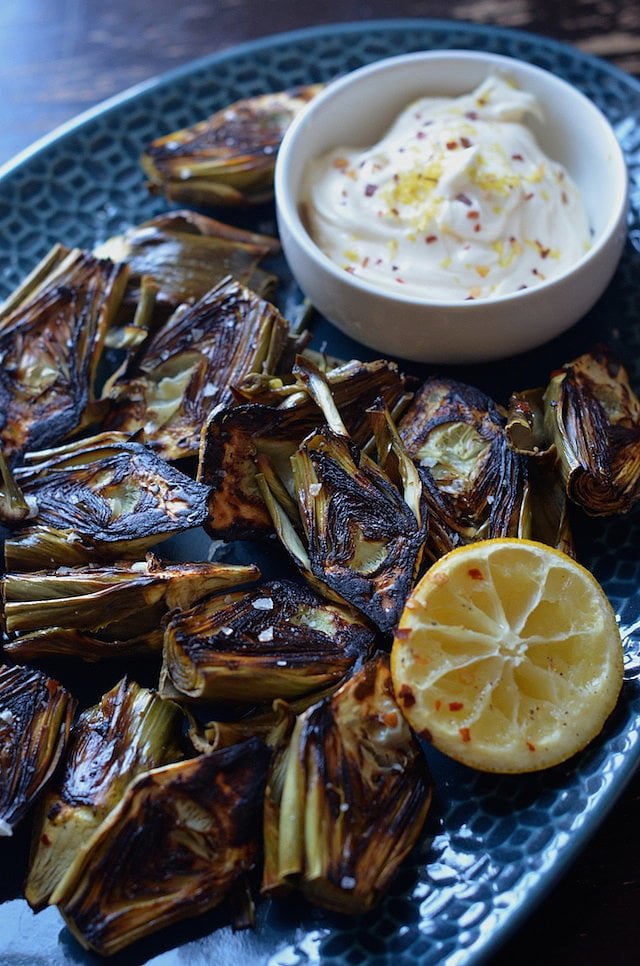 Crispy Roasted Baby Artichokes