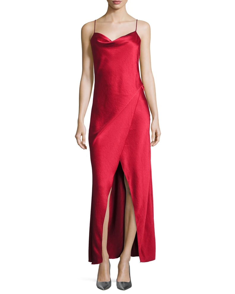 Camilla and Marc Bowery Draped Satin Slip Gown