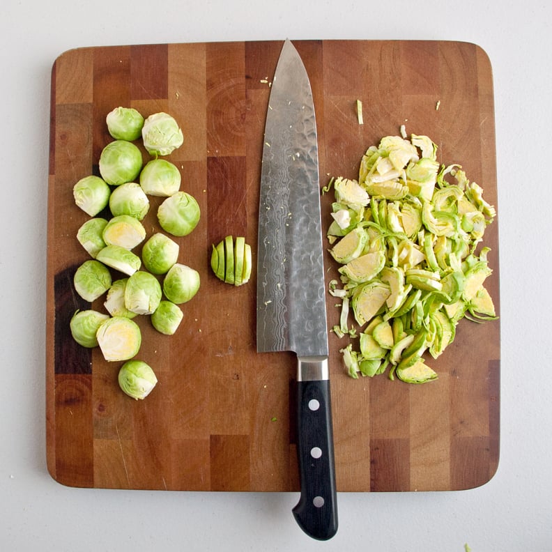 Shredding Brussels Sprouts