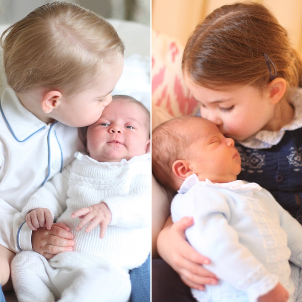 Princess Charlotte and Prince Louis First Portraits