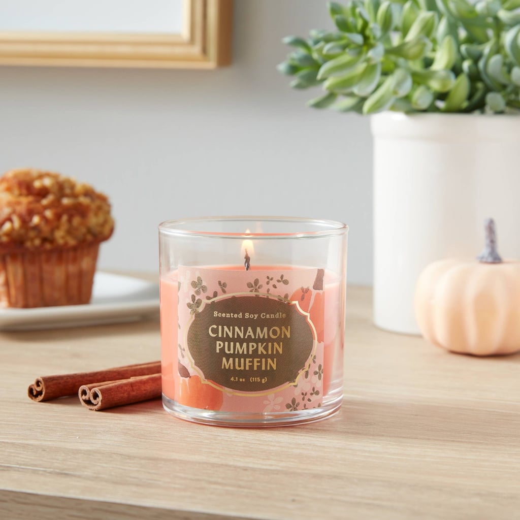 A Fall Dream Scent: Opalhouse Lidded Glass Jar Cinnamon Pumpkin Muffin Candle