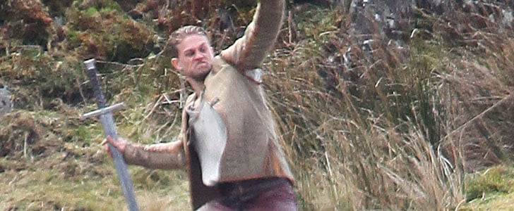 Charlie Hunnam on the Knights of the Roundtable Set Pictures