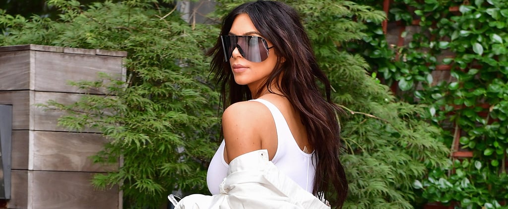 Kim Kardashian Wearing Bermuda Shorts
