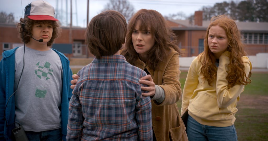 Winona Ryder as Grace Byers and newcomer Sadie Sink.