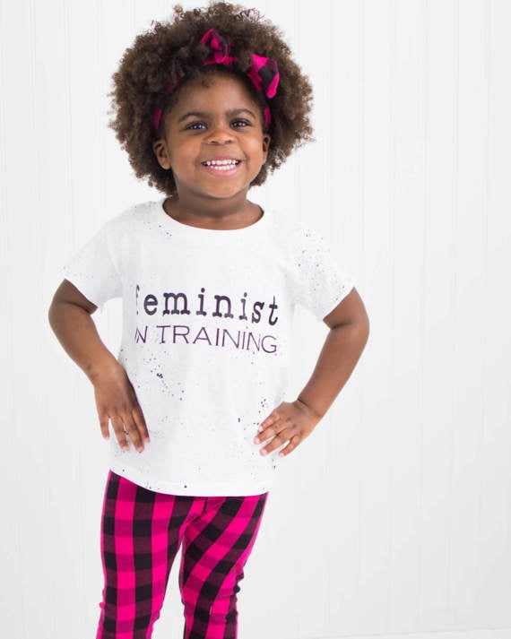 Feminist in Training Speckled Onesie