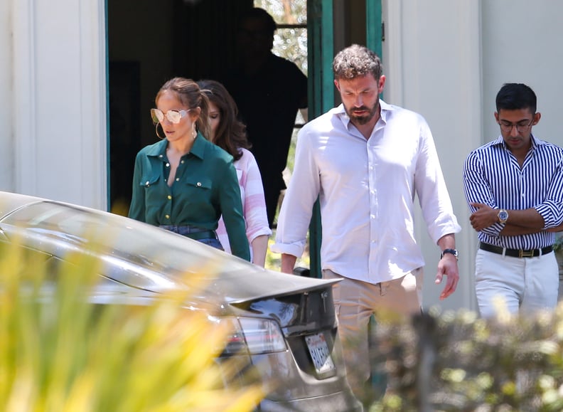 Jennifer Lopez and Ben Affleck in Los Angeles