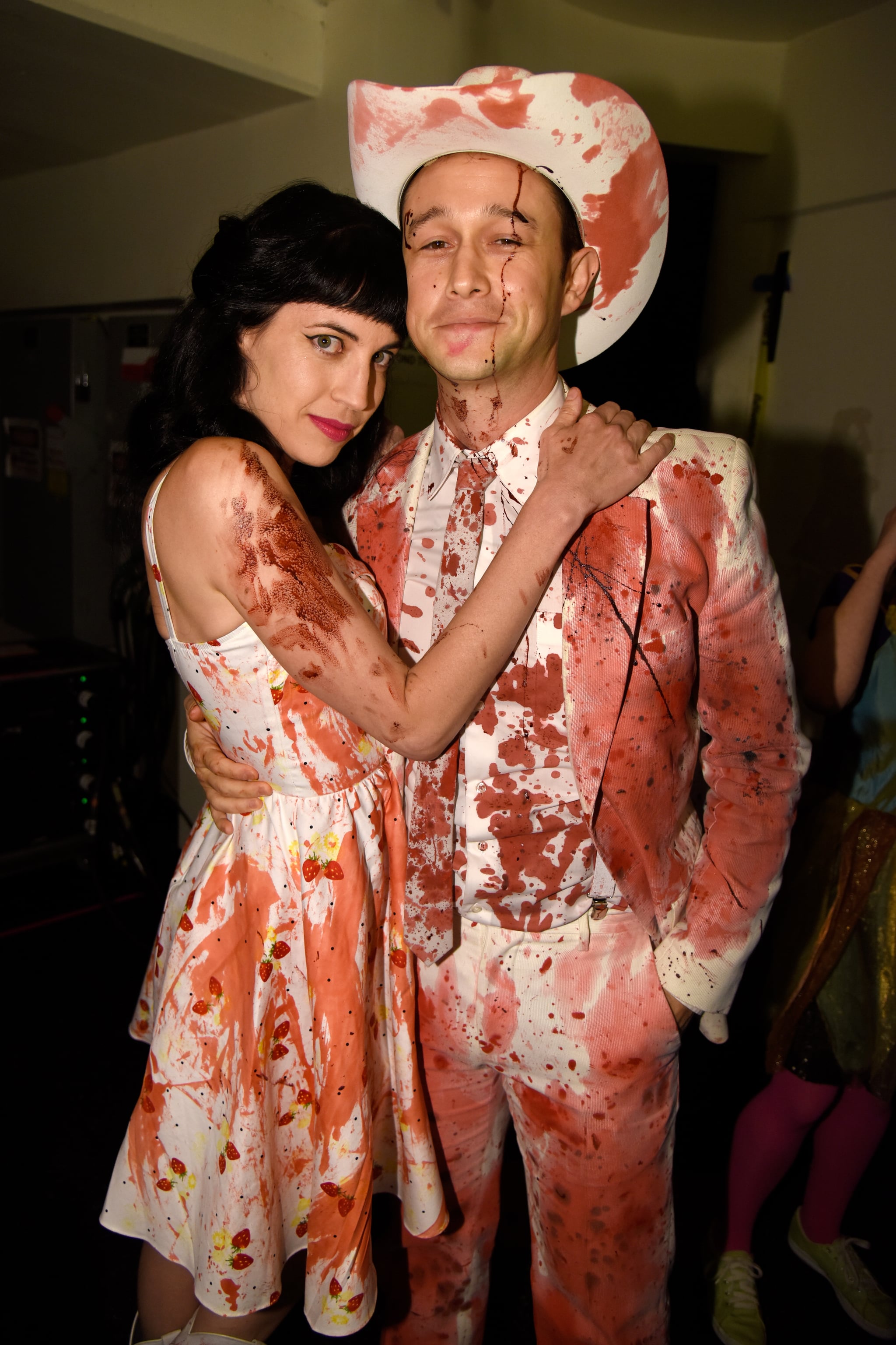 Joseph Gordon Levitt And Wife At Hilarity For Charity S Show Popsugar Celebrity