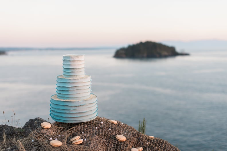 Simply Blue Wedding Cakes