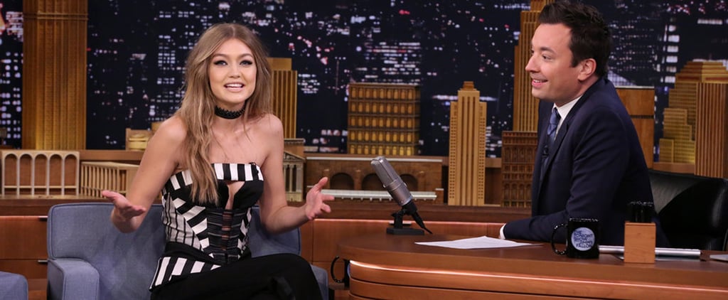 Gigi Hadid on Jimmy Fallon May 2016