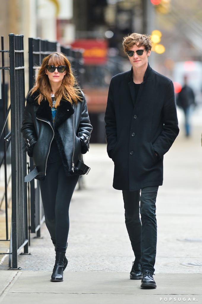 Dakota Johnson stepped out with musician Matthew Hitt in NYC on Thursday.