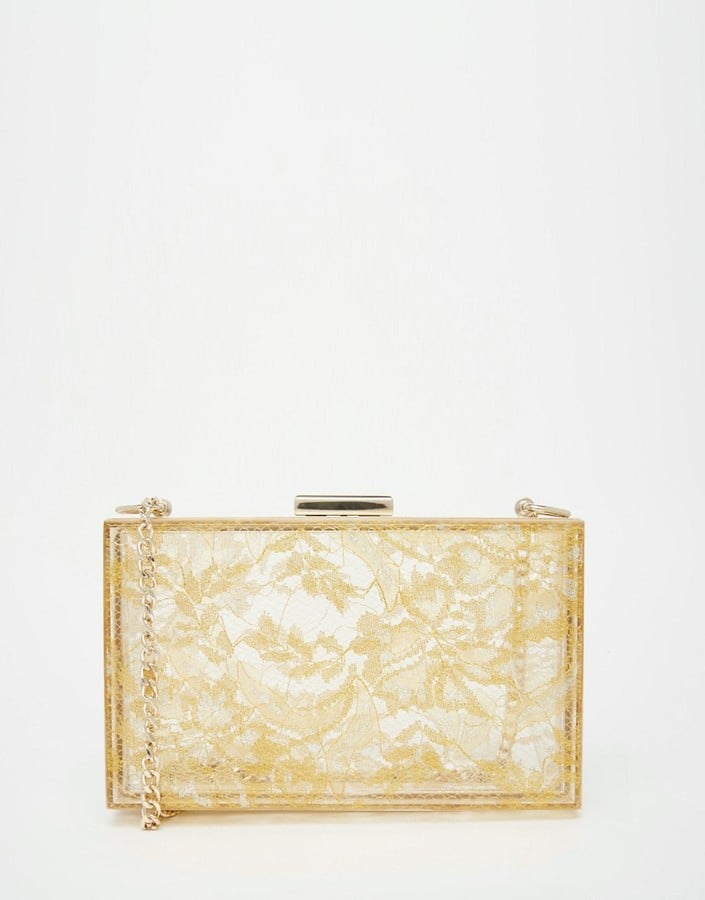 Love Moschino Lace Box Clutch ($233)