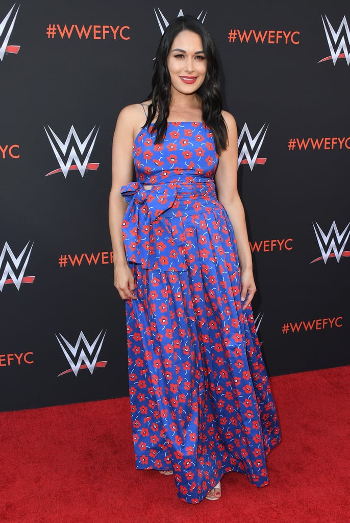 Nikki and Brie Bella at WWE's FYE Event June 2018