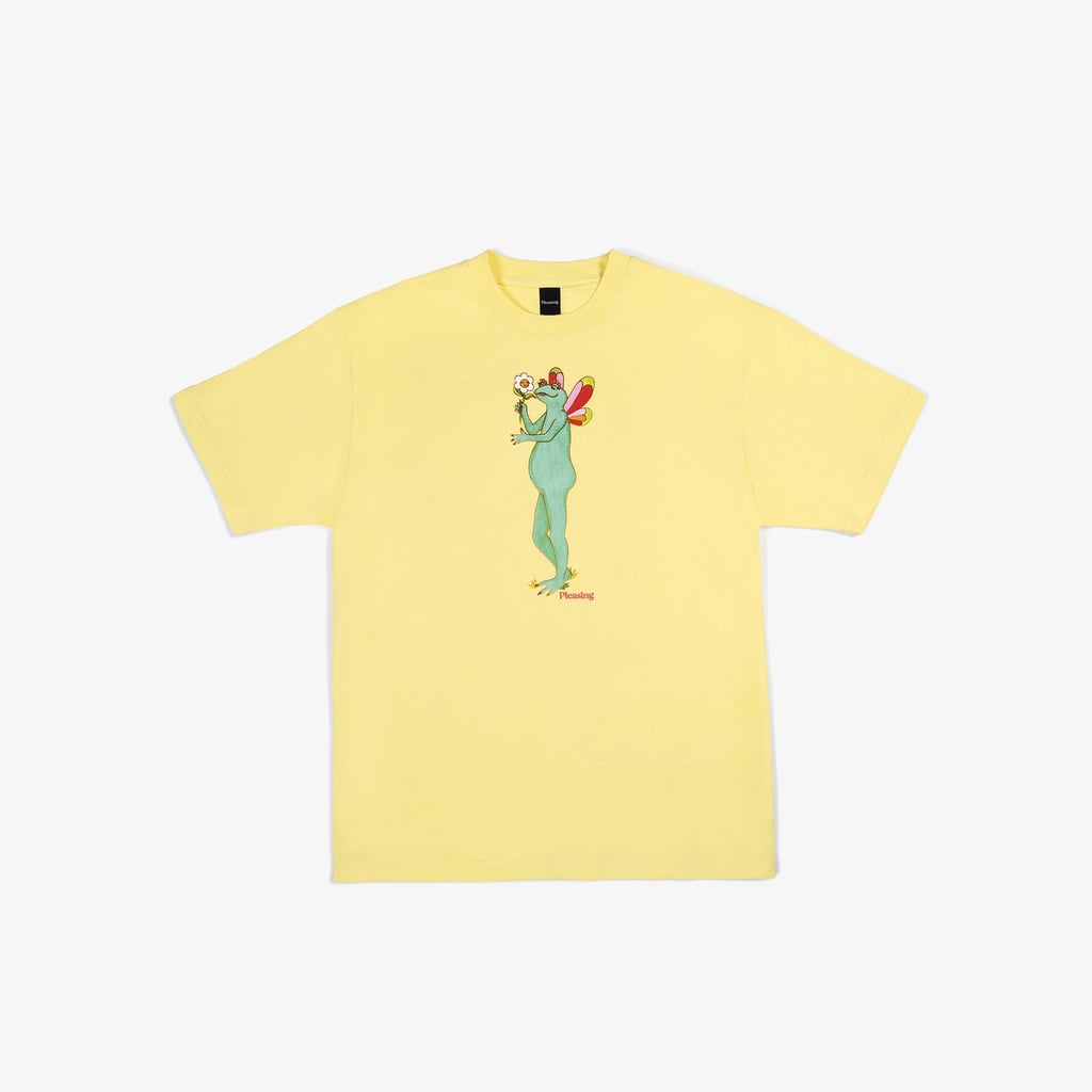 Pleasing Shroom Bloom T-Shirt in Sunshine Yellow
