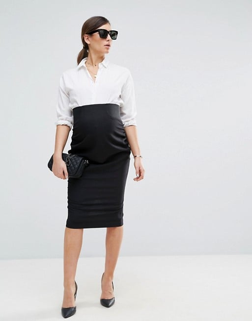 ASOS Maternity Workwear Tailored Pencil Skirt