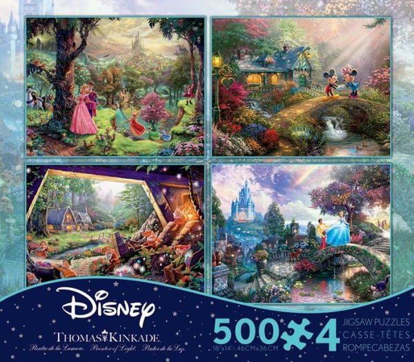 Dreams Collection 500-Piece Puzzle Multi-Pack 4-in-1