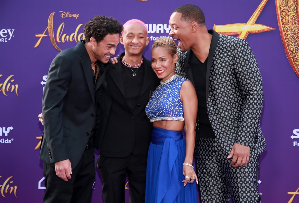 Will Smith and His Family at the Aladdin Premiere 2019