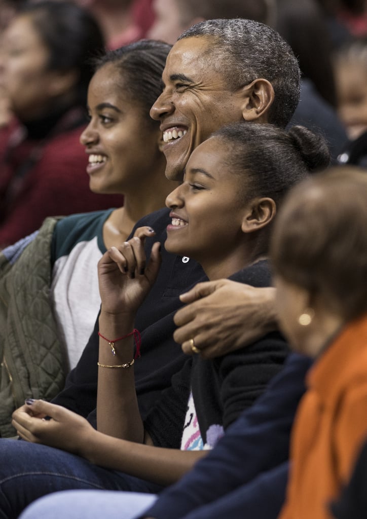 Barack Obama Cute Moments With Sasha and Malia