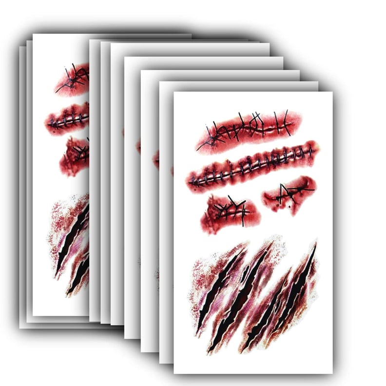 Bloody Wound Temporary Tattoo Stickers