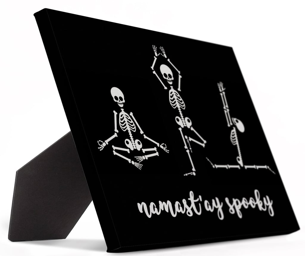 Sonnenberg Namastay Skeletons Easel Back Decorative Accent