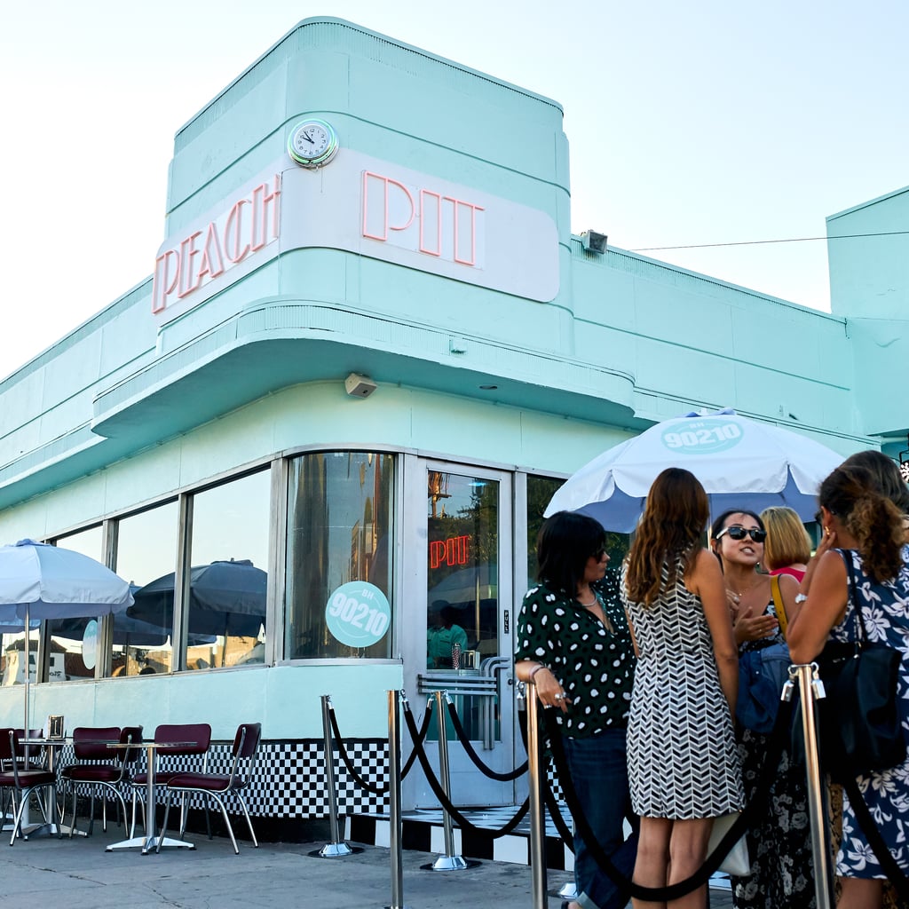 Bh Peach Pit Pop Up In Los Angeles Popsugar Entertainment