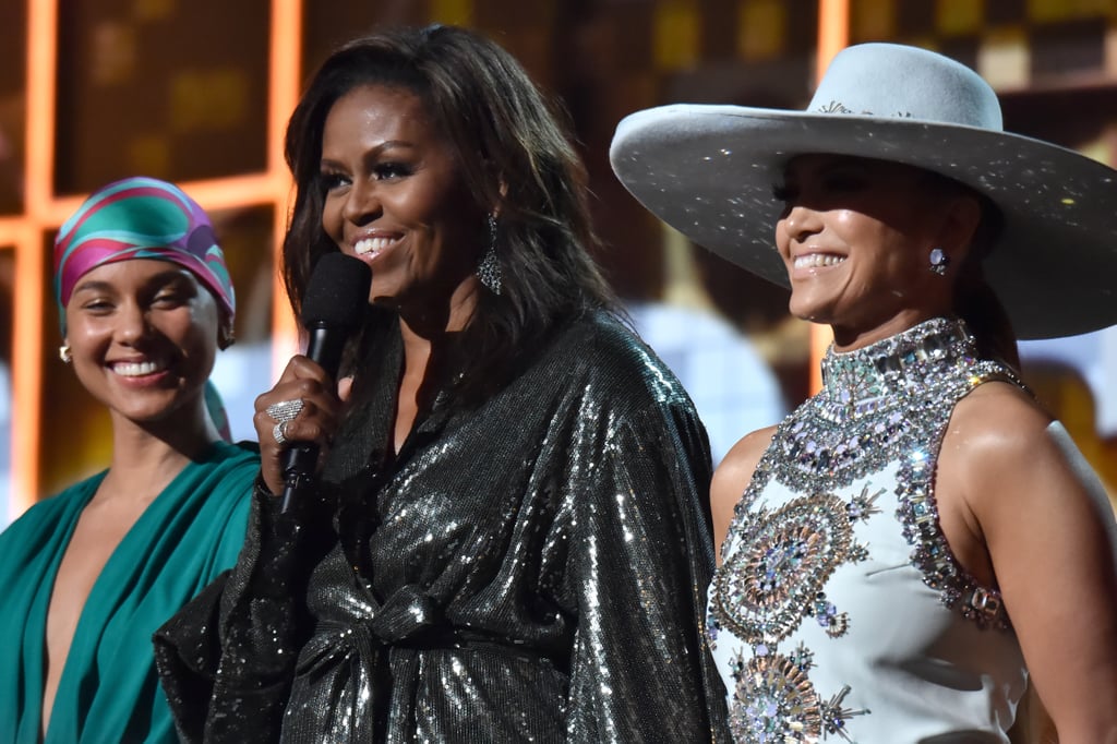 Michelle Obama At The 2019 Grammys Popsugar Celebrity Photo 11
