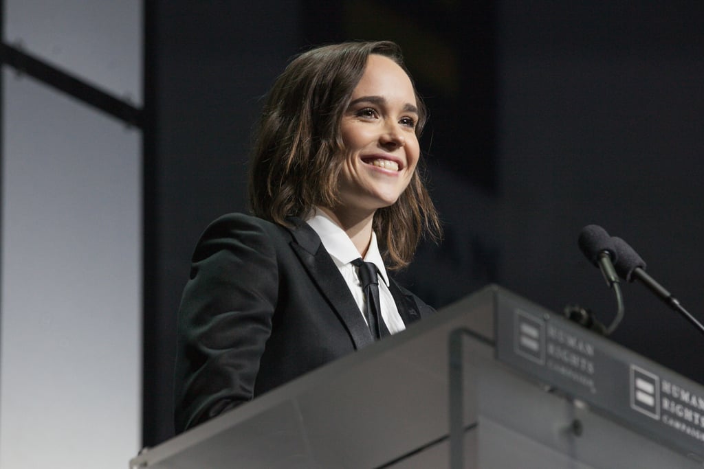 Ellen Page at the 19th Annual HRC National Dinner in 2015