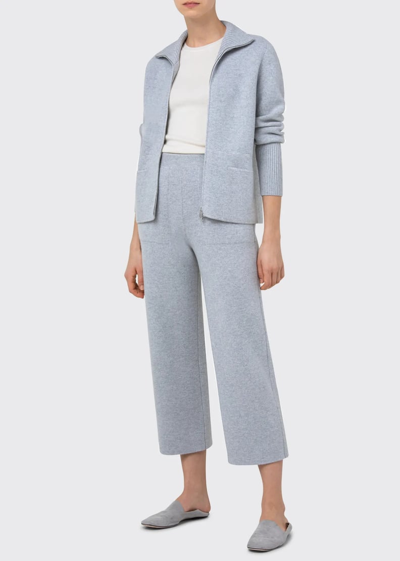 AKRIS Cropped Cashmere Pants