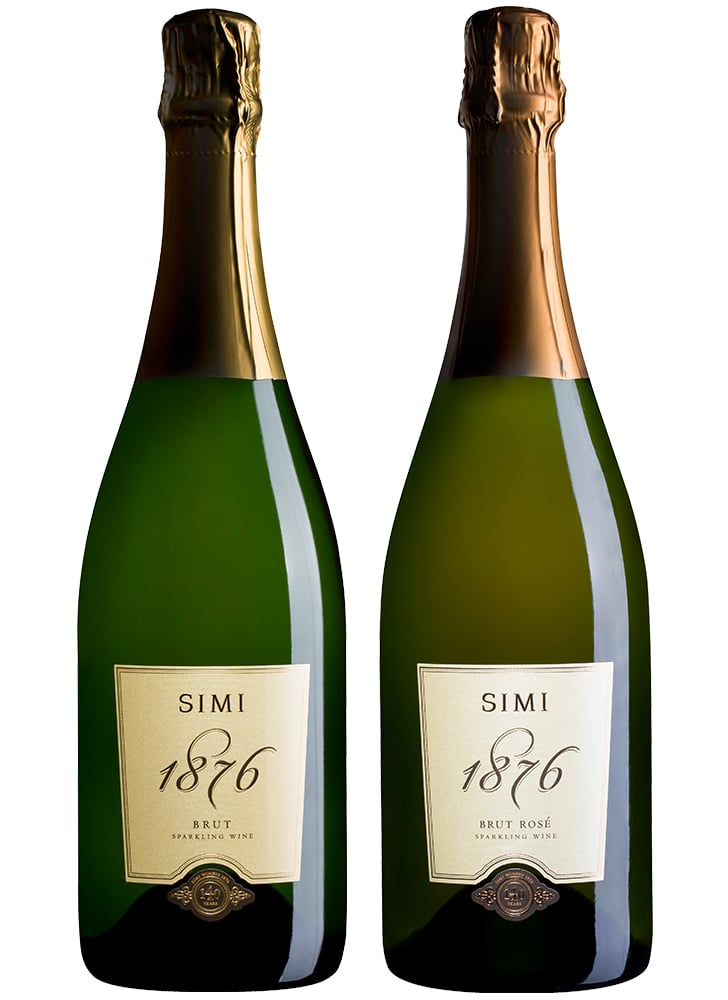 Simi 1876 Brut and Brut Rosé Sparkling Wine Sonoma County