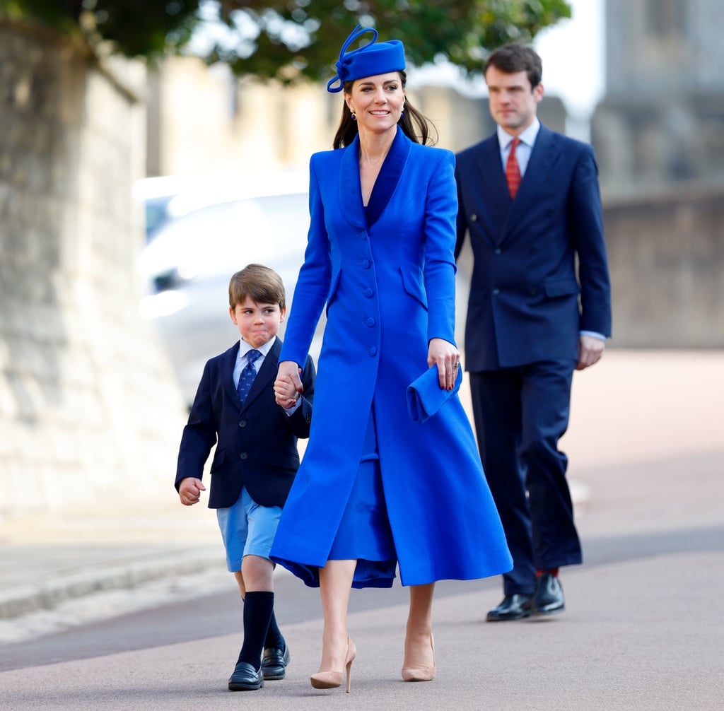 9 April: Kate Middleton and Prince Louis of Wales