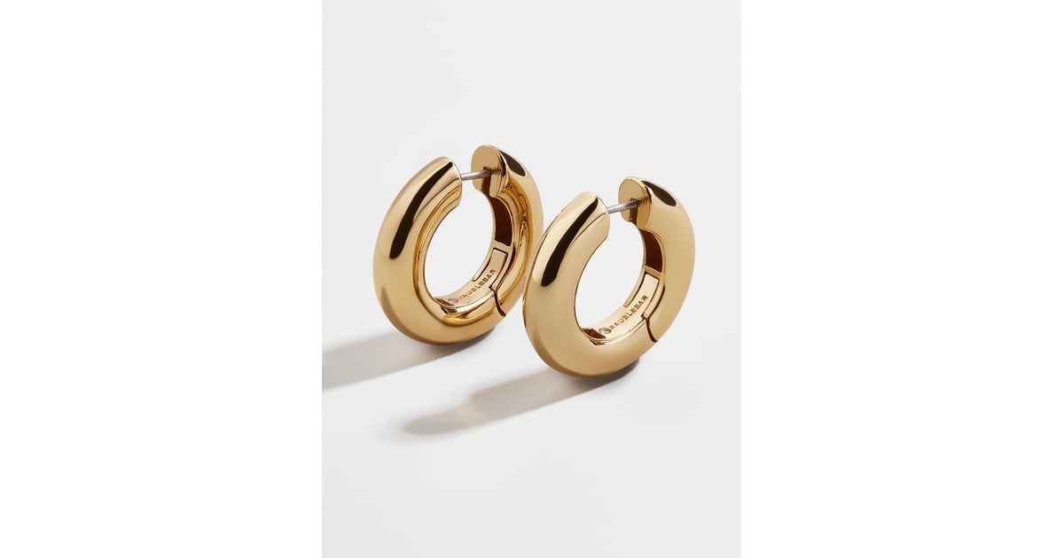 Dalilah small tube huggie hot sale hoops