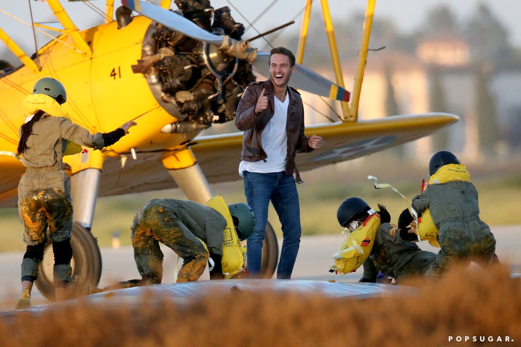 Peter Weber Films a Pilot-Themed Group Date on The Bachelor