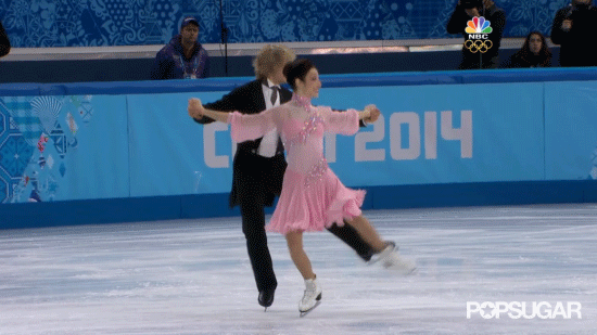 Meryl Davis and Charlie White at the 2014 Olympics