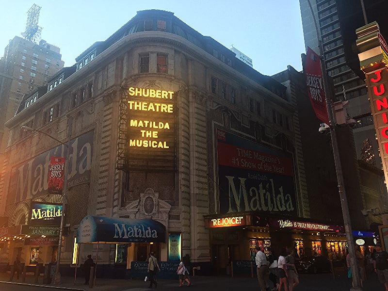 The Book of Mormon

Where: Eugene O'Neill Theatre — 230 W. 49th St.
Lottery: This is one of the only remaining in-person lotteries on Broadway. By showing up two and a half hours before curtain, you can enter to win $32 tickets that will very likely seat you in the front row of the theater. Also, the show's Twitter account often tweets contests to win the opportunity to buy tickets as well.
Rush tickets: There's no rush for this show, but the box office does sell standing-room only tickets for $27 right after the lottery is held.
What you need to know: Showing up for the Book of Mormon lottery is a fun time. It's run by Lottery Dude, who makes the half-hour wait for the draw entertaining. Also, while this show is absolutely hysterical for the open-minded, please don't bring children along. The characters in the show liberally say "f*ck" and poke fun at religion.
More about the show