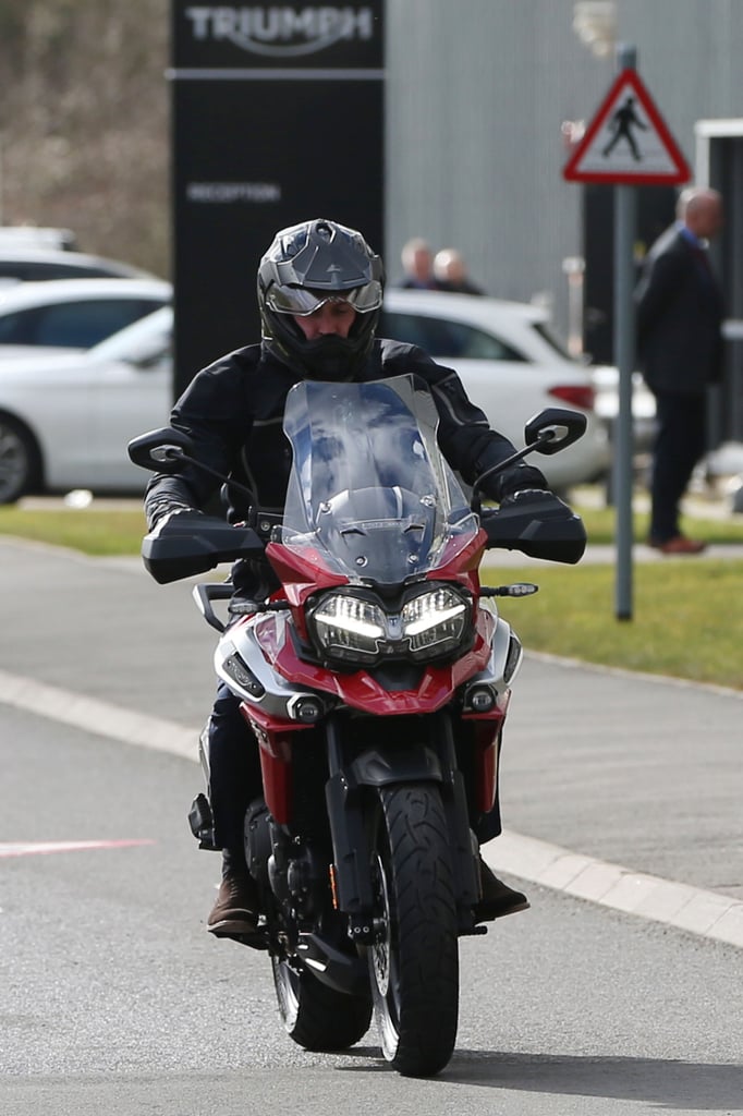 Prince William Riding a Motorcycle February 2018