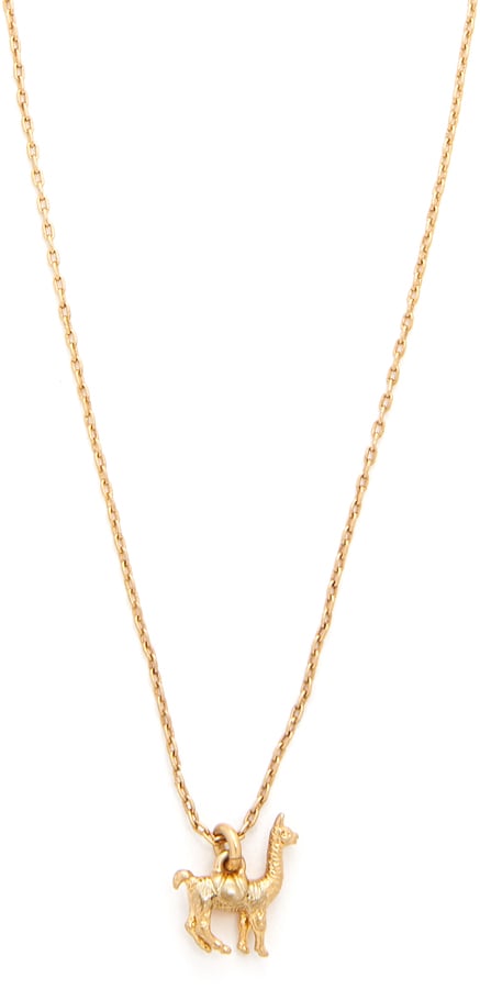 Madewell Llama Charm Necklace ($32)