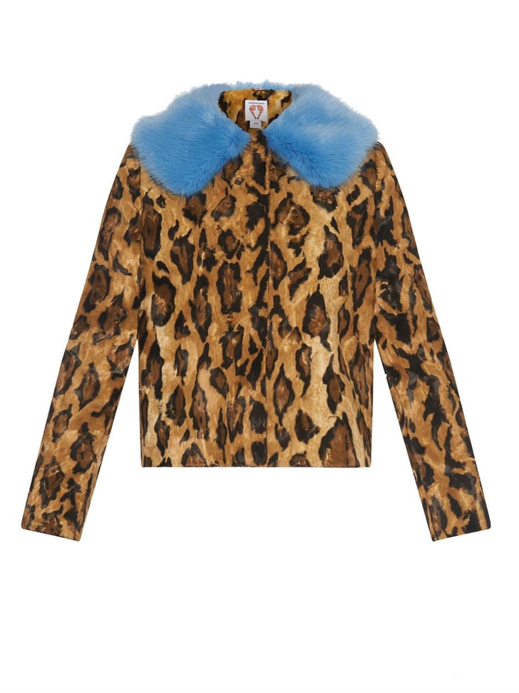 Shrimps Leopard-Print Faux-Fur Coat 