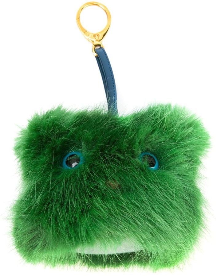 Shrimps Faux Fur Pom-Pom Keyring ($101)
