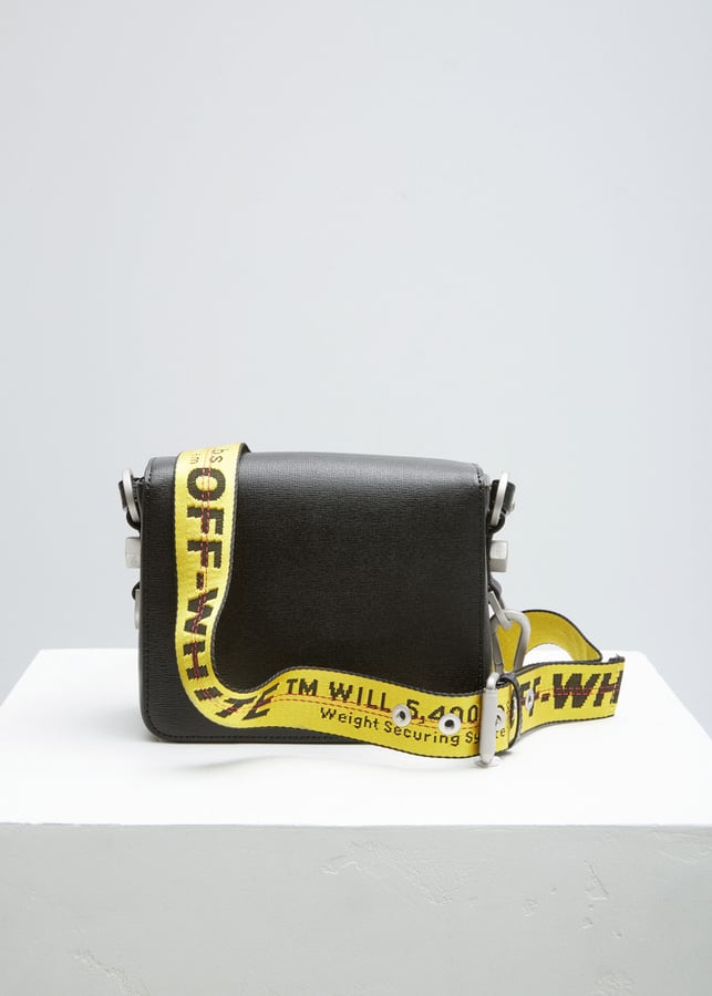 Off-White Black / White Diag Flap Bag