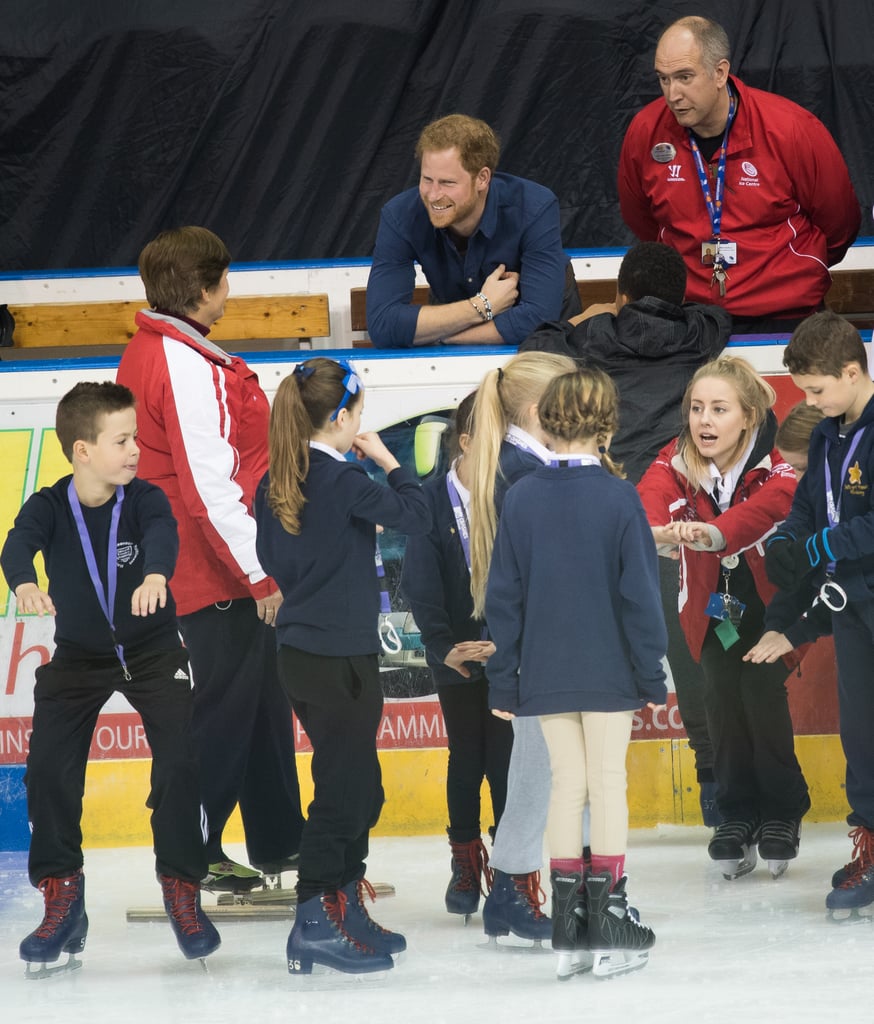 Prince Harry at Russell Youth Centre in Nottingham 2016